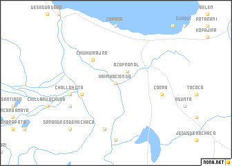 map of Río Lucuchata